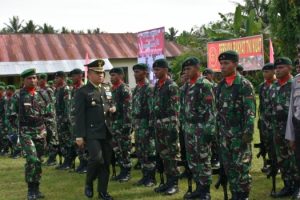 Peringatan Hut TNI Di Talagamori Berlangsung Khidmat