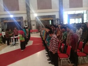 KPU Bangkalan Lantik PPK Dan PPS Tingkat Desa Hingga Kelurahan