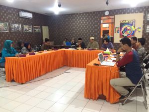 KPU Kota Kediri Adakan Rapat Koordinasi Dengan Tim Perumus Debat