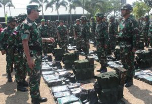 Pengamanan Perbatasan  Papua Merauke, Sebanyak 450 Personil Yonif Masanis  521 Siap Diberangkatkan