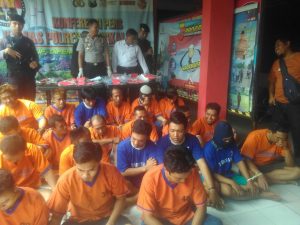 Dalam Jangka Waktu 13 Hari, Polres Bangkalan Berhasil Ringkus 21 Pengedar dan  Budak Sabu 