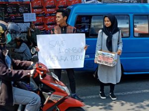 Aliansi Mahasiswa Madura – Malang Galang Dana Peduli Lombok