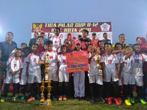 Turnamen Sepak Bola Anak Tiga Pilar Cup U-12 Telah Usai, Tim Vigaro Berhasil Tundukkan Tim Sanjamas FC