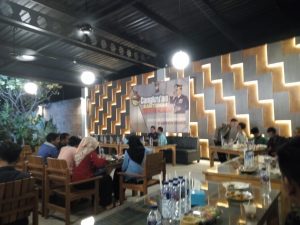 Cangkru’an Kamtibmas Kapolres Ajak Mahasiswa Perangi Radikalisme dan sukseskan Pilpres 2019
