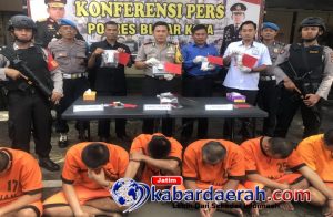 Operasi Tumpas Semeru 2019 Satnarkoba Polres Blitar Berhasil Tangkap 7 Pengedar Narkoba