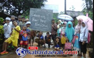 Listrik Tak Menjadi Hambatan, Santri Desa Pelosok Gunung Juga Peringati HPN
