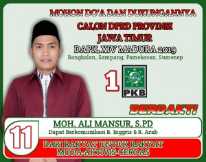 Ali Mansur S.Pd, Caleg Dari PKB Untuk Rakyat Jawa Timur