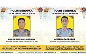 Empat Anggota Polri Gugur Dalam Tugas Demi Sukseskan Pemilu