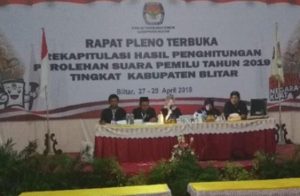 Rekapitulasi Kabupaten Blitar Suara Jokowi Menang Telak 83%