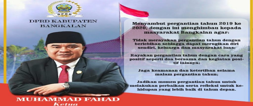 Catat Ketua Dprd Bangkalan Pesan Rayakan Pergantian Tahun