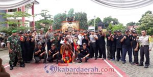 Safari Reyog Kamtibmas Polres Ponorogo di Desa Sukosari Kecmatan Babadan Kabupaten Ponorogo Berjalan Lancar