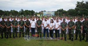 Danrem 081/DSJ Sambut Pangdam di Yonif 511/DY