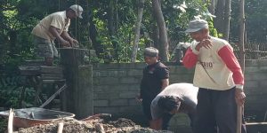 Heboh!!! Bagun Toilet Museum Kampung Sentanan Temukan Lumpang Kuno