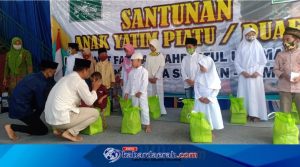 Dekatkan Dengan Rakyat Trenggalek Cawabup Zainal Fanani Santuni Anak Yatim