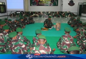 Personel Yonif 511/DY Laksanakan Doa Dan Syukuran Dalam Rangka Hari Infanteri Ke 72 Tahun 2020