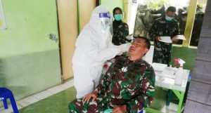 Danrem 081/DSJ Lakukan Rapid Test Antigen