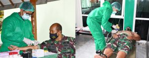 Personel Korem 081/DSJ Lakukan Rikkes Berkala