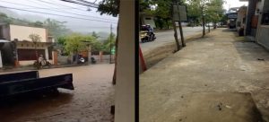 Diduga Drainase Tak Berfungsi, Beberapa Warga Kena Imbas Banjir