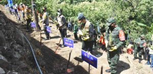 Peringati Hari Air Dunia ke 29, Forkopimda Kabupaten Madiun Laksanakan Mitigasi Bencana Dan Penanaman Sejuta Polybag Akar Wangi.