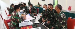 Dandim 0802/Ponorogo Terima Kedatangan Tim Wasrik Itdam V/Brawijaya
