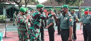 Sebanyak 31 Anggota Kodim 0805/Ngawi Laksanakan Korps Rapot Kenaikan Pangkat