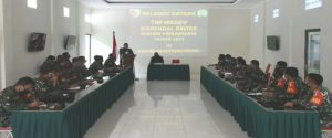 Kodim 0802/Ponorogo Terima Kunjungan Tim Wasev Sisrendal Binter Kodam V/Brawijaya