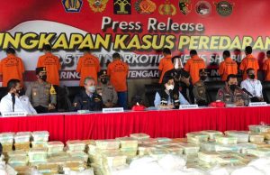 Polda Jatim Ambil Bagian Dalam Pengungkapan 2,5 Ton Narkoba Jenis Sabu Sabu