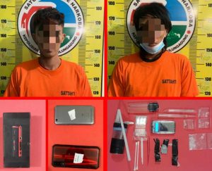 Dua Pengedar Sabu Ditangkap Satresnarkoba Polres Tulungagung