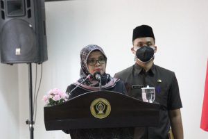 Bupati Sampaikan Jawaban Atas Pandangan Umum Fraksi-Fraksi Terhadap Ranperda Tentang Perubahan APBD Kabupaten Blitar TA 2021