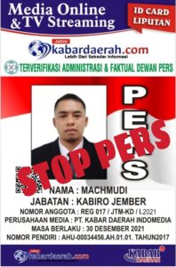 STOP PERS  Wartawan Jatim.Kabardaerah.com