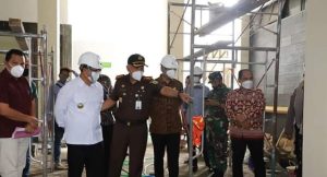 Bupati Maryoto Birowo Bersama Forkopimda Tinjau Pelaksanaan Pembangunan Fisik Dibeberapa lokasi.