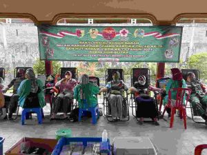 Kodim 0808/Blitar Laksanakan Baksos Donor Darah.
