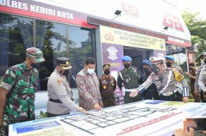 Pengamanan Nataru, Polresta Kediri Menyiagakan 400 Personil Gabungan