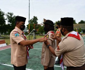 Danrem 081/DSJ Buka Kegiatan Pembinaan Pramuka Saka Wira Kartika TW IV TA. 2021