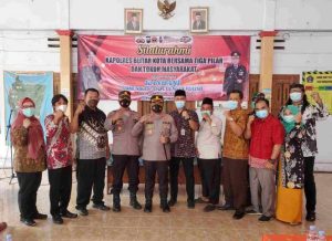 Kapolres Blitar Kota Kunjungan Kerja ke Polsek Wonodadi, Jalin Silahturahmi dengan Anggota Dan Masyarakat.