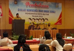 Wali Kota Blitar Buka Diklat Konvensi Hak Anak (KHA) Tahun 2022.