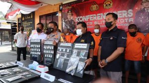 5 Hari Operasi Tumpas, Sat Narkoba Polres Blitar Kota Ungkap Sebelas Kasus dengan 13 Tersangka.