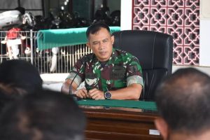 Tindak Lanjuti Perintah Panglima TNI, Danrem 081/DSJ : Jangan Arogan dan Sakiti Hati Rakyat.