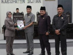 DPRD Kabupaten Blitar Gelar Rapat Paripurna Penyampaian LKPJ Bupati Tahun 2022.