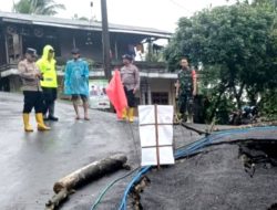 Peran Babinsa dan Bhabinkamtibmas Dongko Dalam Mengatasi Bencana Alam Tanah Longsor di Desa Watuagung.