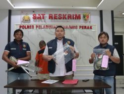 Dua Resedivis Maling Kabel Milik PLN Di Ringkus Satreskrim Polres Tanjung Perak.