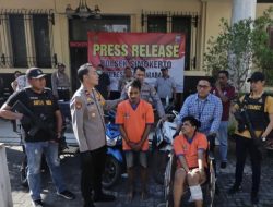 Polisi Lumpuhkan Satu Dari Dua Bandit Ranmor 11 TKP di Kota Surabaya.