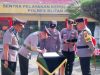 Tingkatkan Dinamika Organisasi Kapolres Memimpin Upacara Serah Terima 8 Jabatan di Polres Blitar Kota