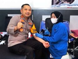 Menyambut Hari Bhayangkara, Polres Pasuruan Gelar Bhakti Sosial Donor Darah