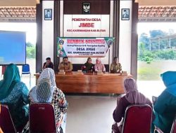 Cegah Stunting Pemerintah Desa Jimbe Sosialisasikan Program Rembuk Stunting