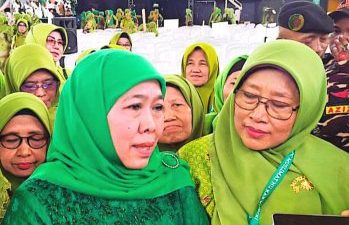 Muslimat NU Kabupaten Kediri Perkuat Akar Rumput, 9.545 Pengurus Resmi Dilantik