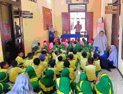 Polsek Sumberrejo Ajak Anak TK Kenali Profesi Polisi Lewat Outing Class